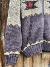 Load image into Gallery viewer, Navajo Knit Sweater Jacket Navy {Men's}