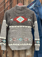 Load image into Gallery viewer, Mustang Knit Sweater Jacket {Gray}