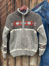 Load image into Gallery viewer, Mustang Knit Sweater Jacket {Gray}
