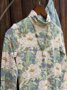 Skimy Turtleneck {Floral}