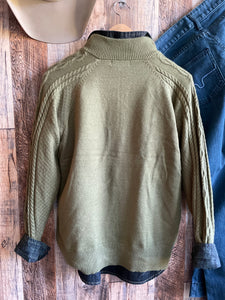 Sandpoint Sweater {Olive}