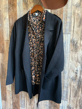 Load image into Gallery viewer, Plano Blazer Cardigan {Black}