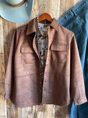 Goshen Faux Suede Jacket