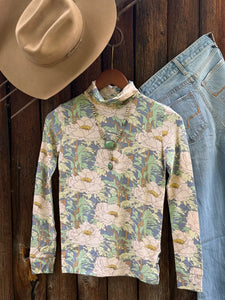 Skimy Turtleneck {Floral}