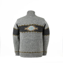 Load image into Gallery viewer, Navajo Knit Sweater Jacket Flint {Men's}