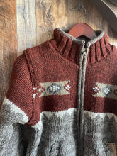 Load image into Gallery viewer, Mustang Knit Sweater Jacket {Canyon}