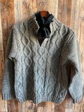 Load image into Gallery viewer, Connery Wool Sweater Gray {Men&#39;s}