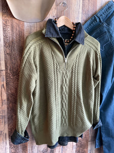 Sandpoint Sweater {Olive}