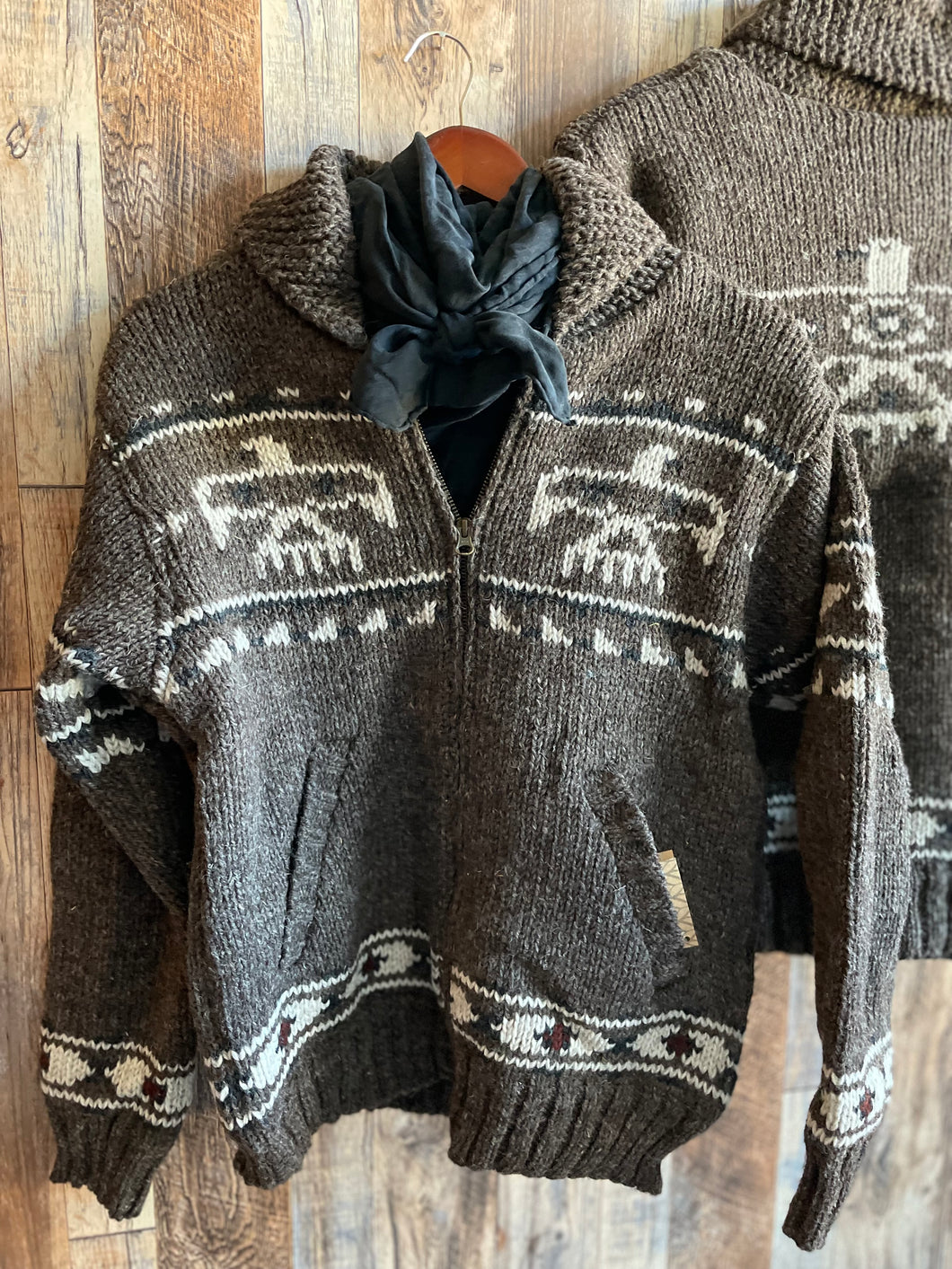 Eagle Knit Sweater Jacket {Men's}