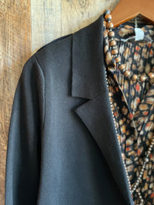 Plano Blazer Cardigan {Black}