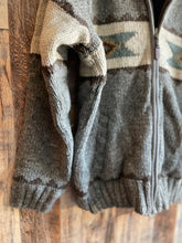 Load image into Gallery viewer, Navajo Knit Sweater Jacket Heather Gray {Men&#39;s}