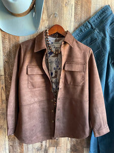 Goshen Faux Suede Jacket