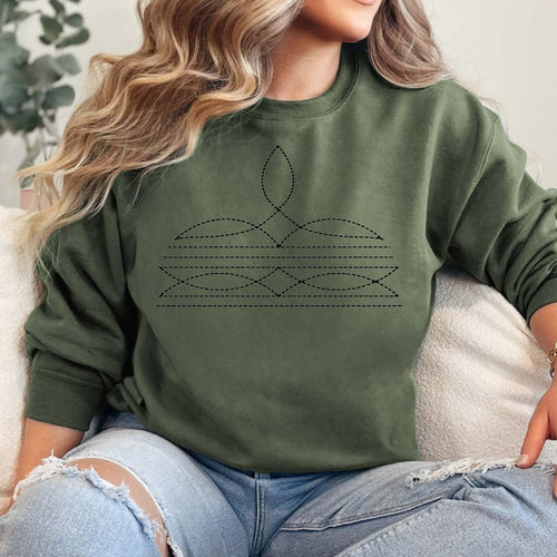 Boot Stitch Sweatshirt