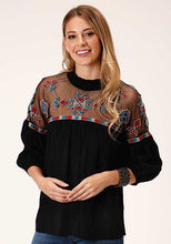 Load image into Gallery viewer, Madison Embroidered Blouse