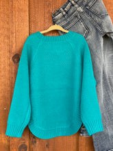 Load image into Gallery viewer, Turquoise Horse Sweater {Kids}