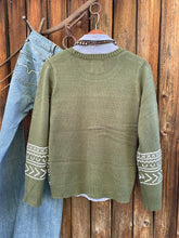 Load image into Gallery viewer, Butte Steer Sweater {Olive}