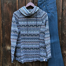 Load image into Gallery viewer, Denali Cowl Neck {Blue}
