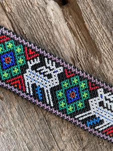 Huichol Bead Art Bracelet 3