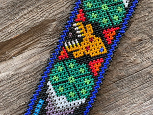 Huichol Bead Art Bracelet 4