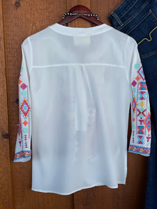 Monterey Embroidered Top