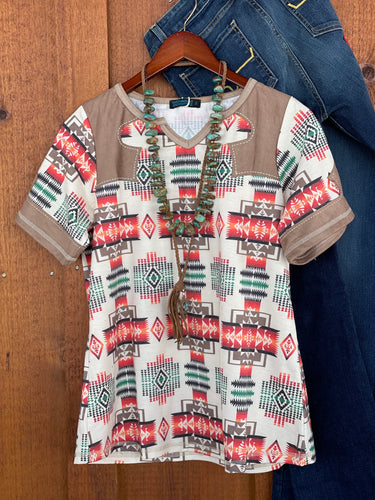 Cheney Western Yoke Tee
