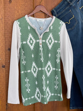 Load image into Gallery viewer, Ava Aztec Henley