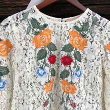 Load image into Gallery viewer, Rochester Embroidered Lace Top