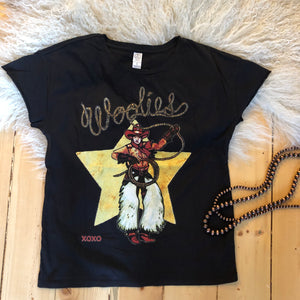 Woolies Western T-Shirt {Black}