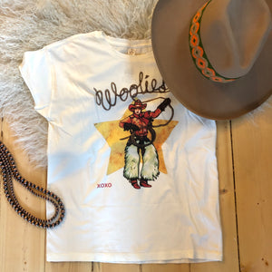 Woolies Western T-Shirt {White}