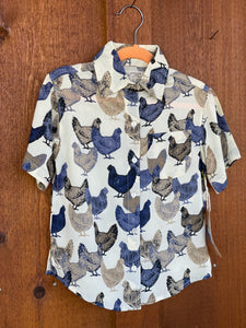 Rooster Button Up {Kid's}