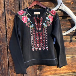 Bali Embroidered Sweatershirt