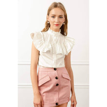 Load image into Gallery viewer, Eden Ruffle Front Blouse