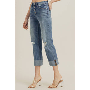 Dolly Button Fly Jeans