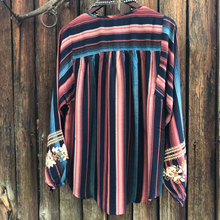 Load image into Gallery viewer, Santa Maria Embroidered Serape Blouse