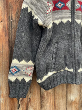 Load image into Gallery viewer, Mustang Knit Sweater Jacket {Black}