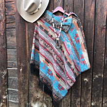 Load image into Gallery viewer, Santa Fe Fringe Poncho