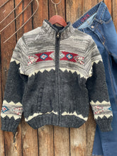 Load image into Gallery viewer, Mustang Knit Sweater Jacket {Black}