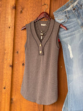 Load image into Gallery viewer, Wisteria Sleeveless Top {Charcoal}