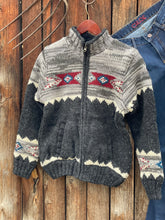 Load image into Gallery viewer, Mustang Knit Sweater Jacket {Black}