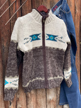 Load image into Gallery viewer, Mustang Knit Sweater Jacket {Brown}