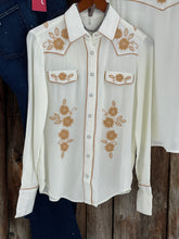 Load image into Gallery viewer, Pearl Embroidered Vintage Western Top