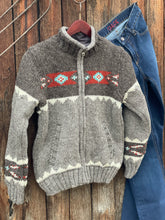 Load image into Gallery viewer, Mustang Knit Sweater Jacket {Gray}