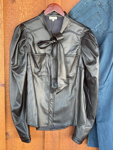 Hotlanta Faux Leather top